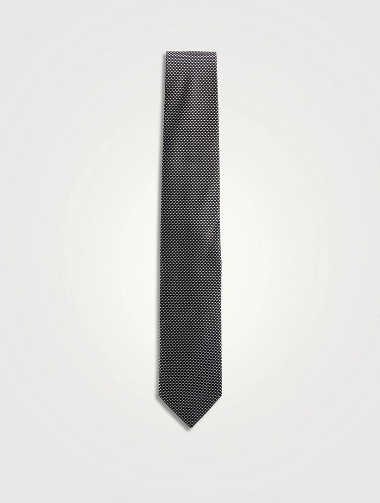 Geometric Silk Tie