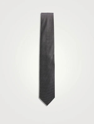 Geometric Silk Tie