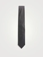 Geometric Silk Tie