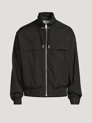 Nylon Windbreaker Jacket