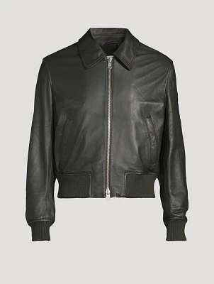 Leather Zip Jacket