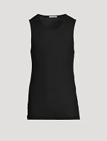 Light Crepe Jersey Tank Top