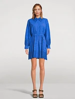 Gemma Eyelet Mini Shirt Dress