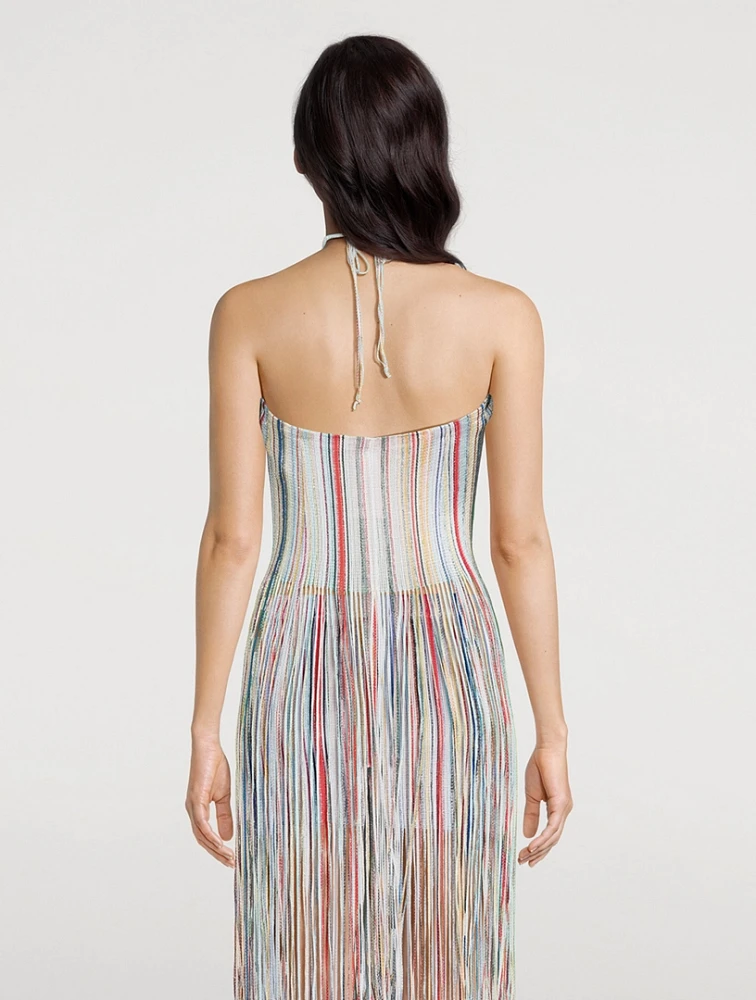 Fringe Halter Top