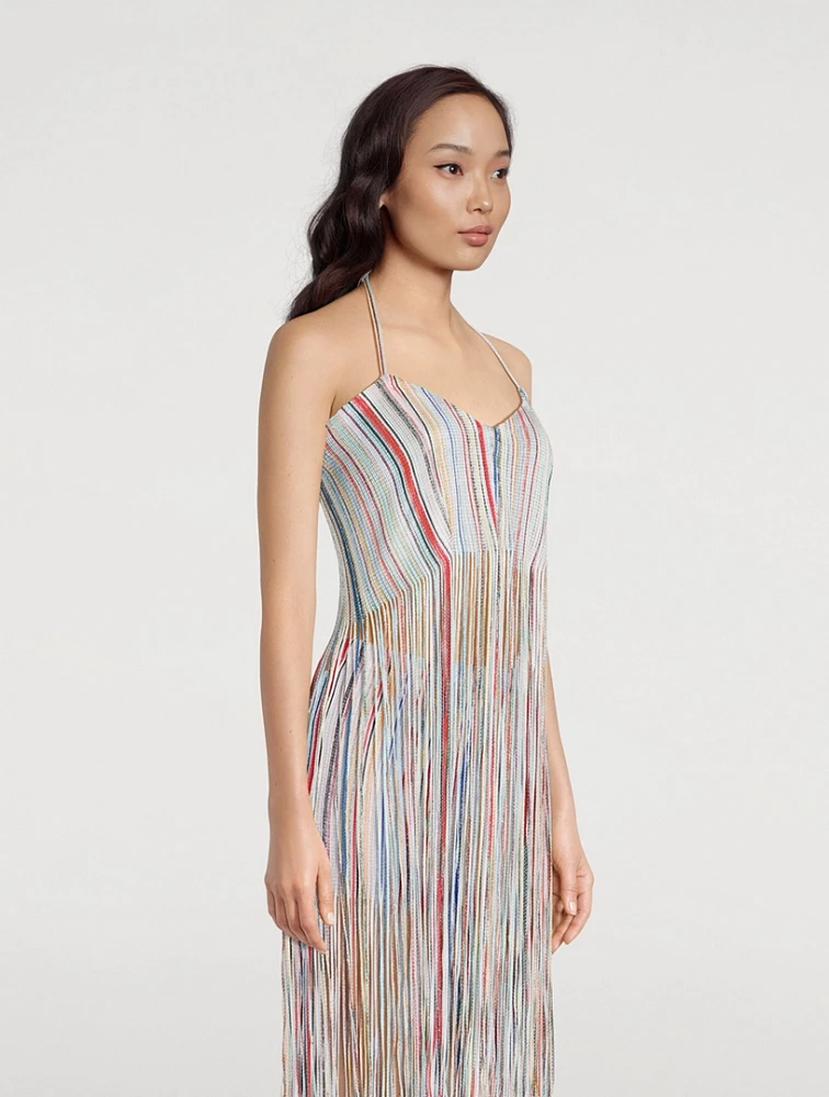 Fringe Halter Top