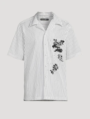 Poplin Shirt Floral Print
