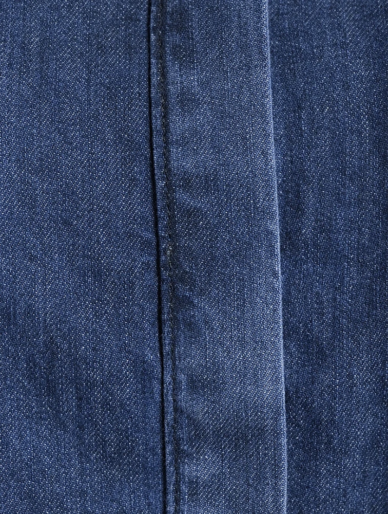 Gillian Short-Sleeve Denim Shirt