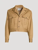 Cropped Utility Jacket