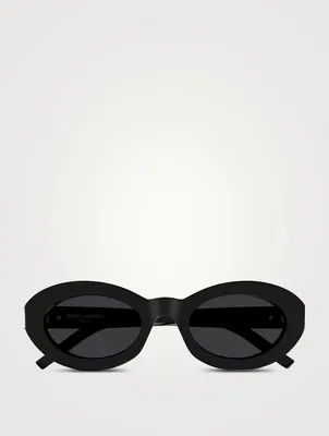 SL M136 Oval YSL Monogram Sunglasses