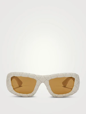 Intrecciato Rectangular Sunglasses