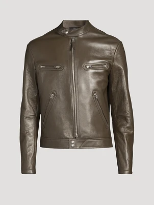 Leather Zip Jacket