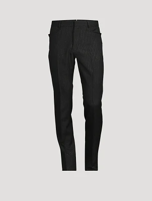 Lurex Jacquard Stripe Atticus Pants