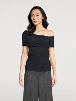 Asymmetrical Off-Shoulder Top