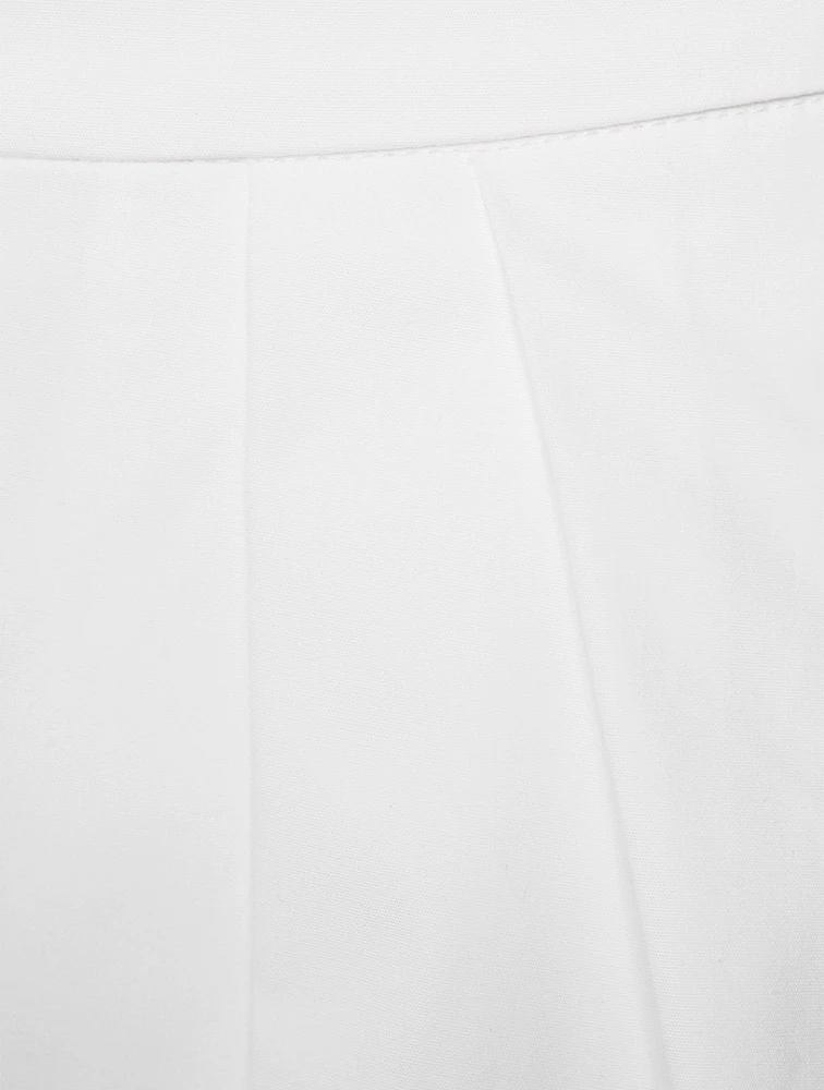 Poplin Midi Skirt