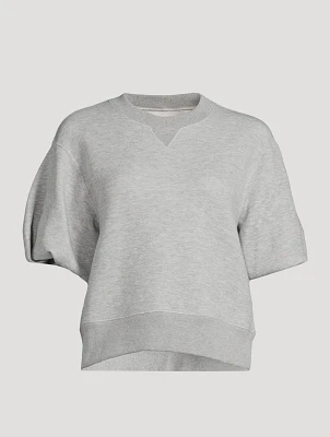 Puff-Sleeve Sweatshirt