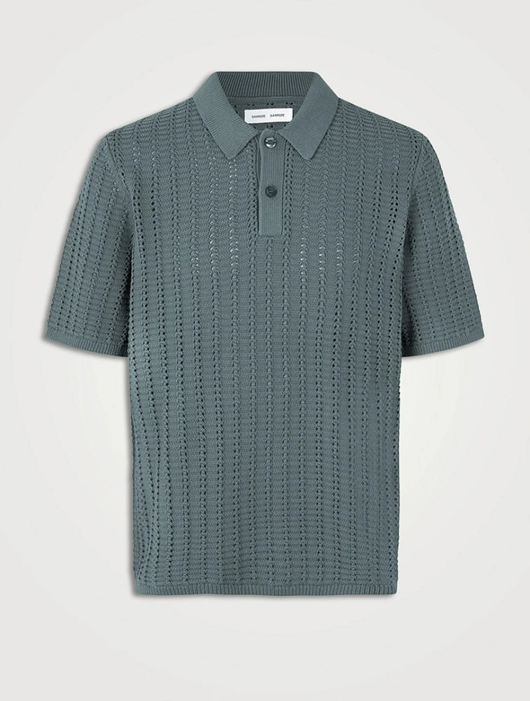 Saleon Cotton And Linen Polo