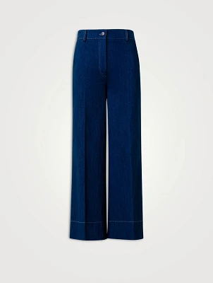 Chiara High-Waisted Wide-Leg Jeans