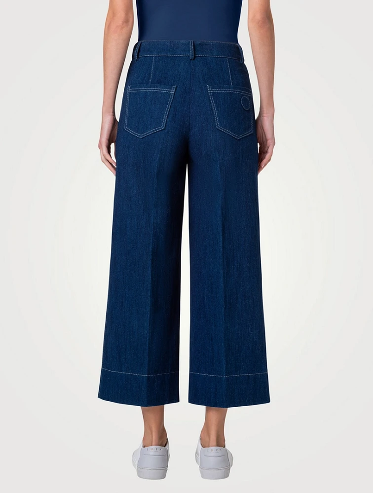 Chiara High-Waisted Wide-Leg Jeans