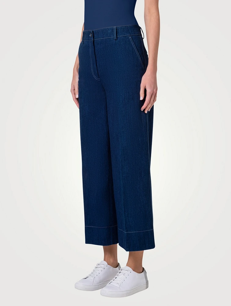 Chiara High-Waisted Wide-Leg Jeans