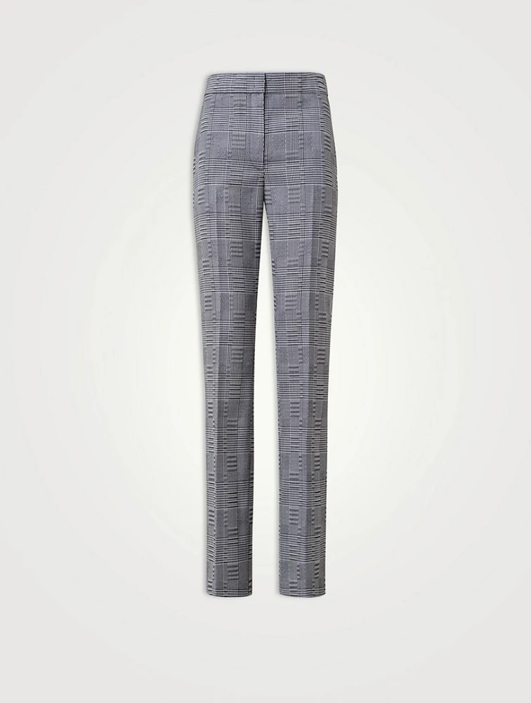 Chio Wool Straight-Leg Pants