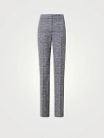 Chio Wool Straight-Leg Pants