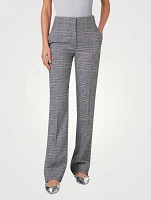 Chio Wool Straight-Leg Pants