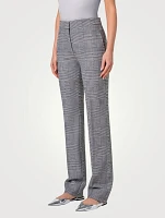 Chio Wool Straight-Leg Pants