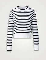 Stripe Jacquard Sweater