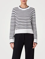 Stripe Jacquard Sweater