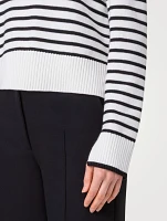 Stripe Jacquard Sweater