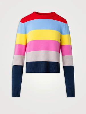 Colour block Wool Sweater