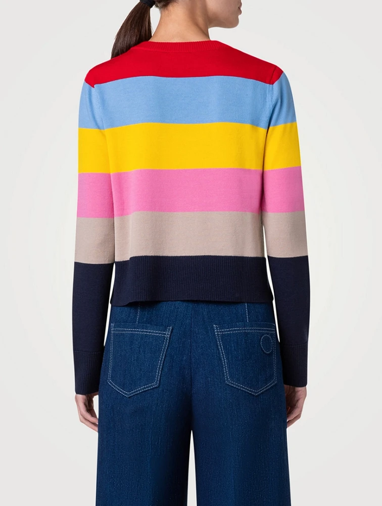 Colour block Wool Sweater