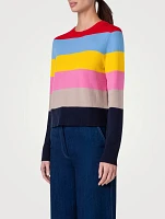 Colour block Wool Sweater