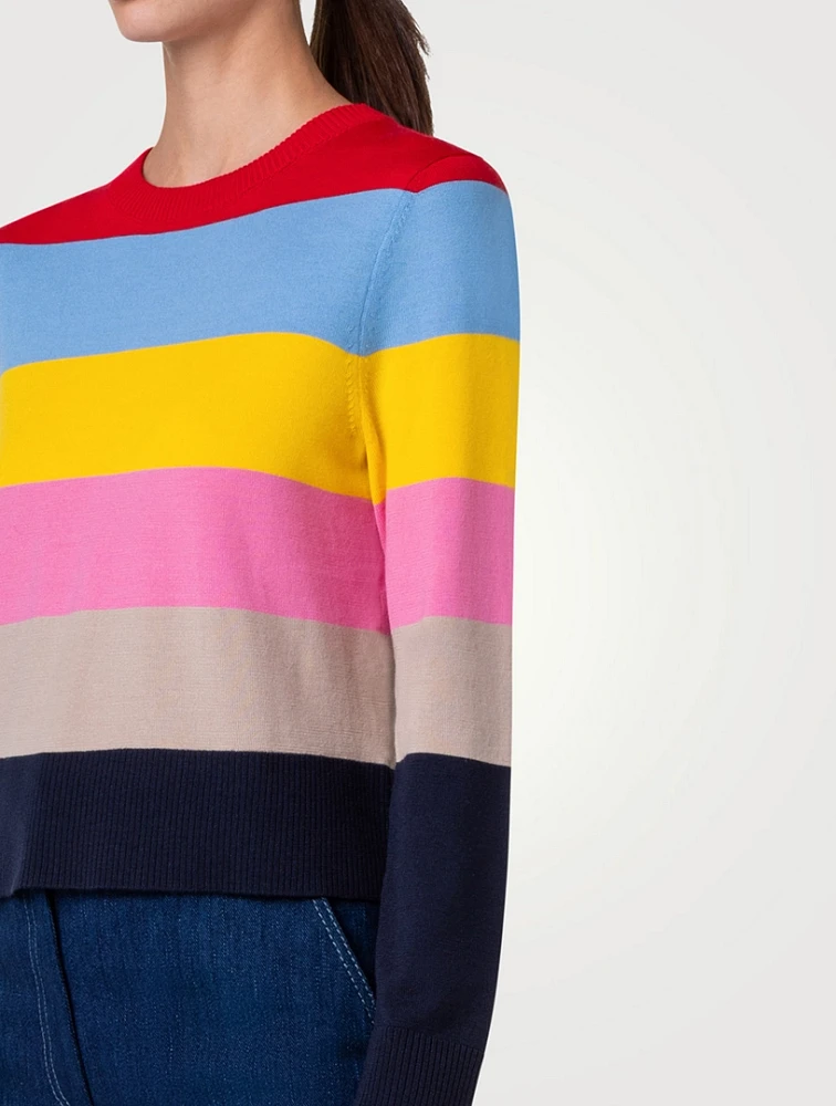 Colour block Wool Sweater