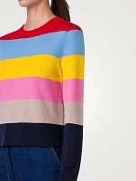 Colour block Wool Sweater