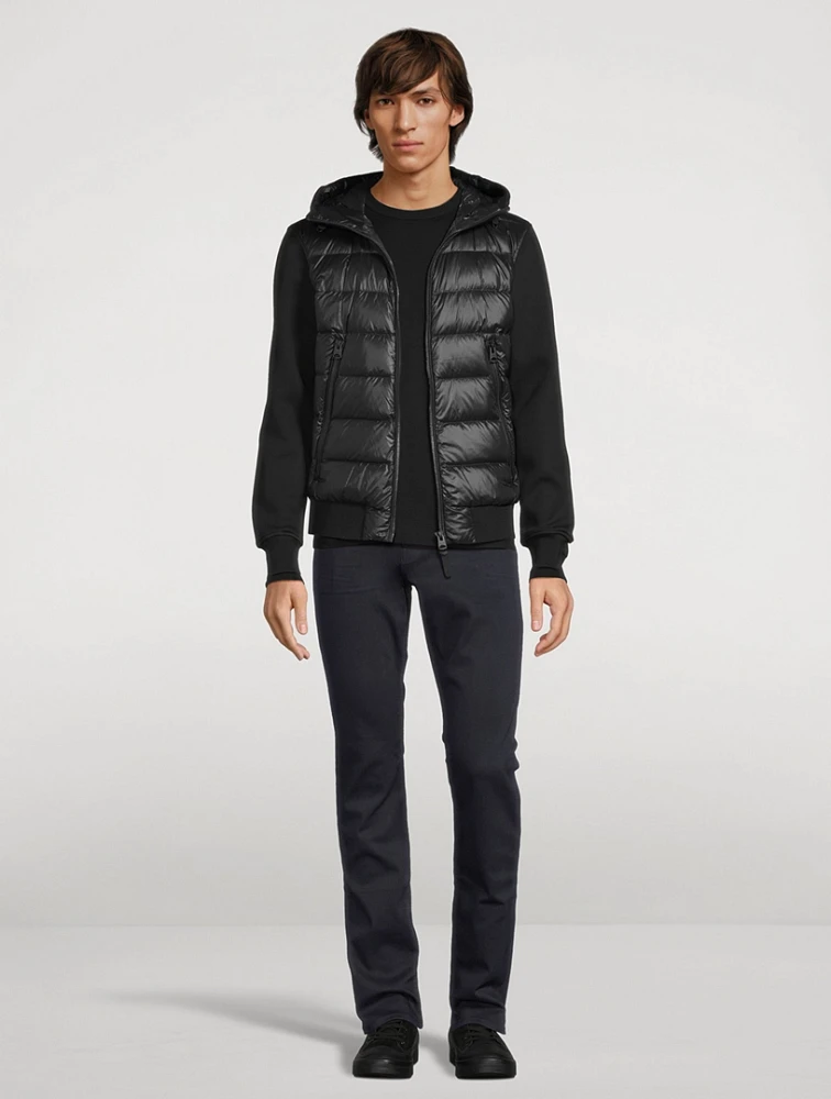 Frank-R Hybrid Nylon Down Jacket