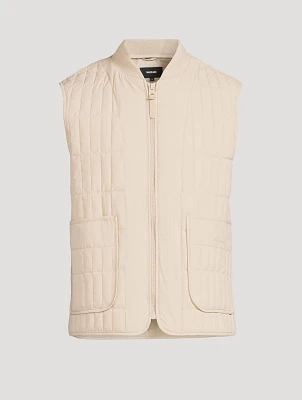 Levi Light Down Vertical Quilted Vest