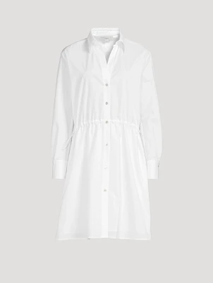 Drawcord Shirt Dress