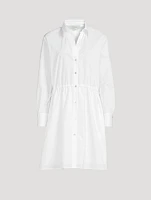Drawcord Shirt Dress