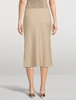 Saagneta Linen Midi Skirt