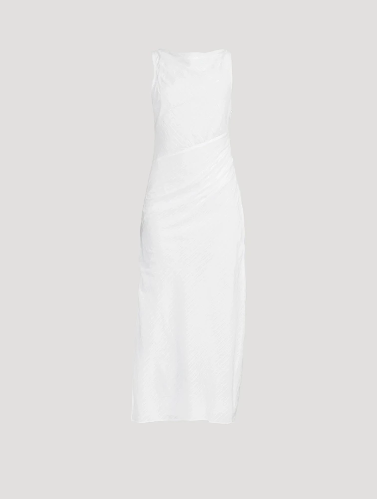 Sahira Ruched Midi Dress