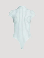 Rib-Knit Bodysuit