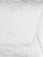 Anouk Envelope Lizard-Embossed Metallic Leather Clutch