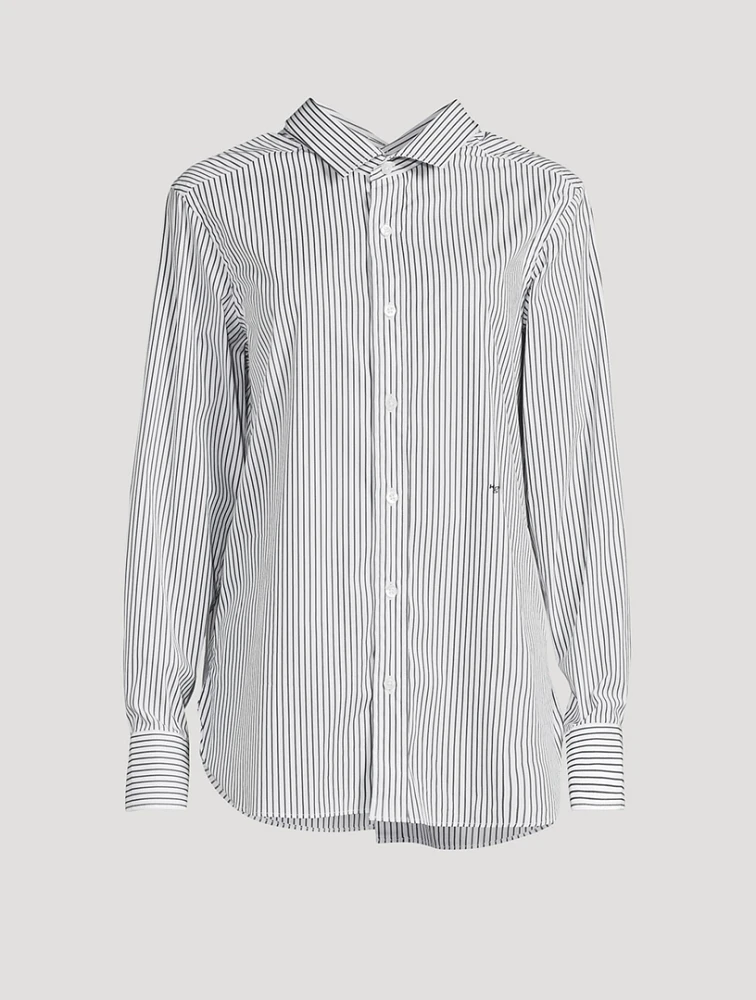 Striped Front Back Classic Shirt