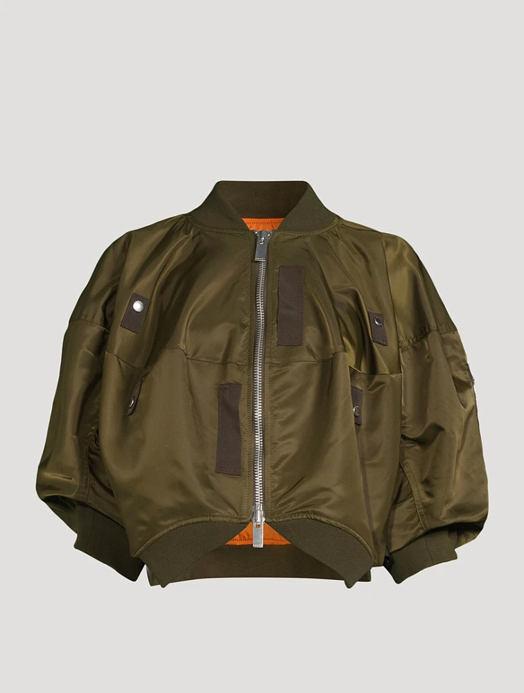 Nylon Twill Blouson Jacket