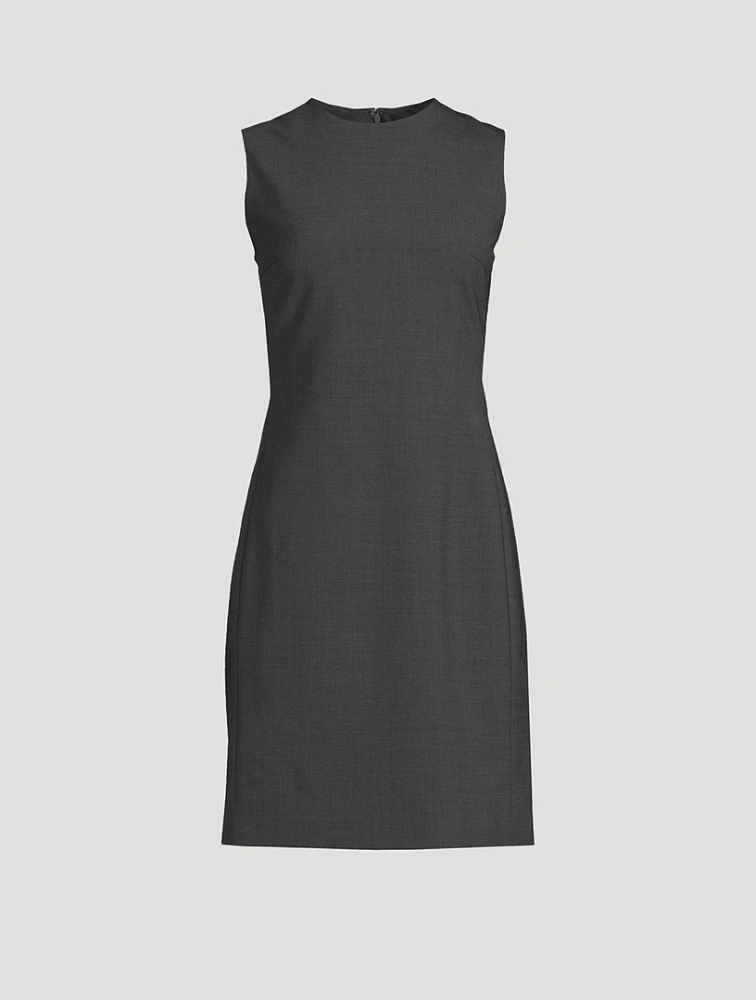 Sleeveless Good Wool Mini Dress