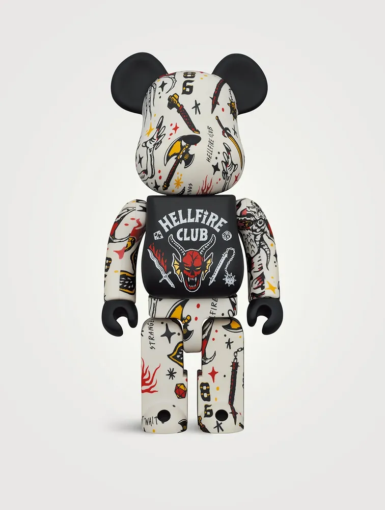 BEARBRICK Stranger Things Hellfire Club 100% & 400% Be@rbrick 