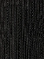 One-Shoulder Knit Crop Top