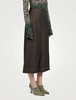 Cropped Linen Trousers