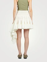 Asymmetric Ruffled Skirt